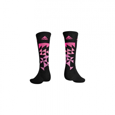 Calcetines ciclismo mtb rosa